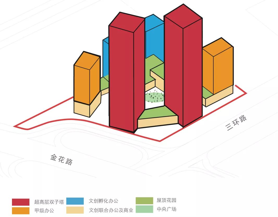 西安曲江文创中心 | 地标性城市综合体设计-40