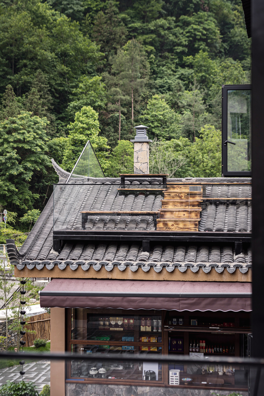 五峰如院庭院餐厅丨中国湖北丨宜昌拾间设计-14