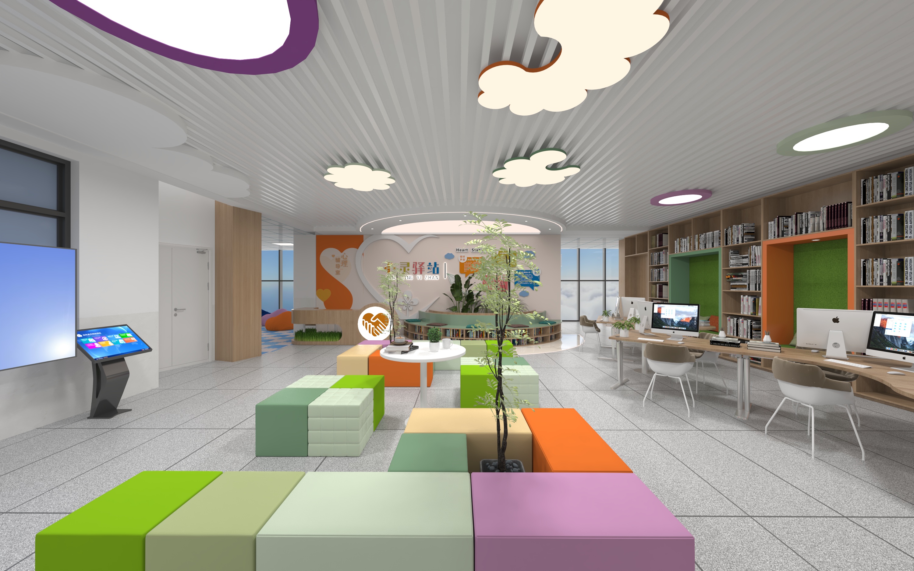 某校心理咨询规划区设计-16