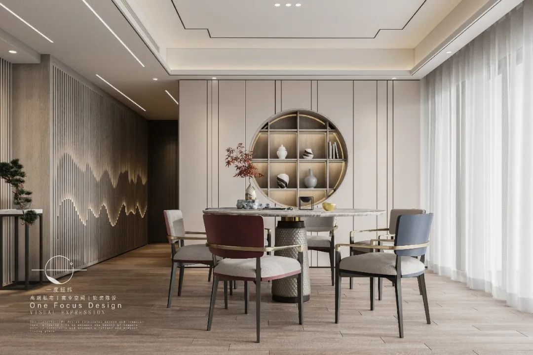 清平乐 | 203㎡现代东方美学大平层，演绎自然与文化的共生-23