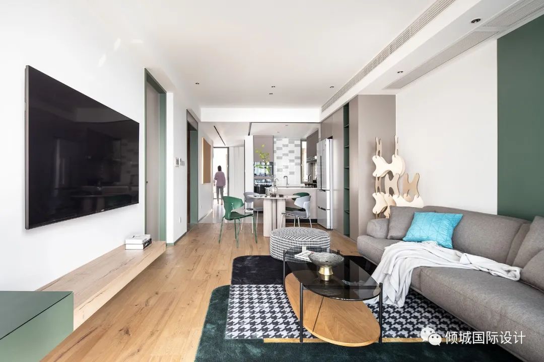 北欧小生活 · 绿色精致空间设计丨倾城国际设计-19