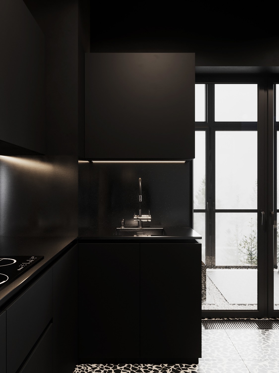 深色系小空间公寓设计 超酷！-6