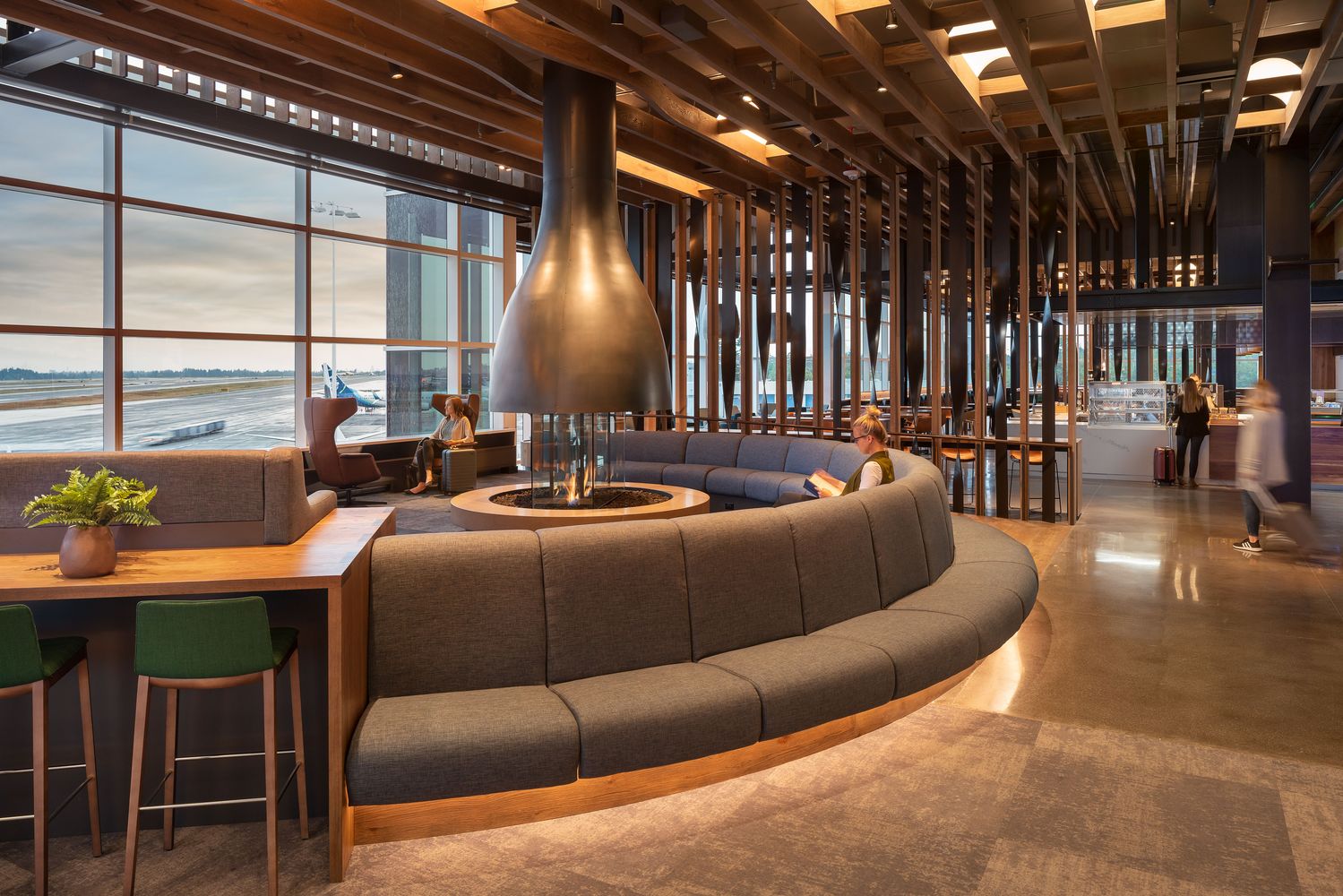 美国阿拉斯加航空旗舰休息室-8