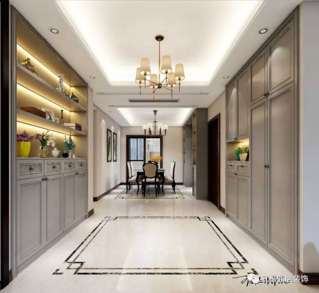 美式轻奢,筑就幸福生活——鼎层设计王威新作赏析-37