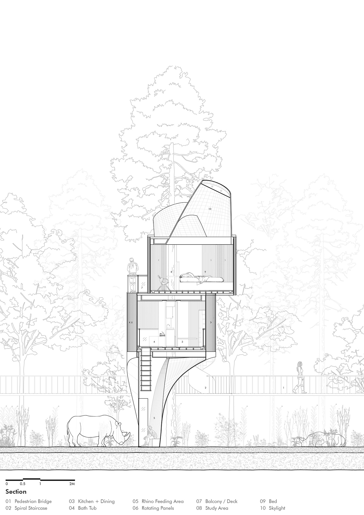 协同 · 印度 Pobitora 野生动物保护区树屋-17