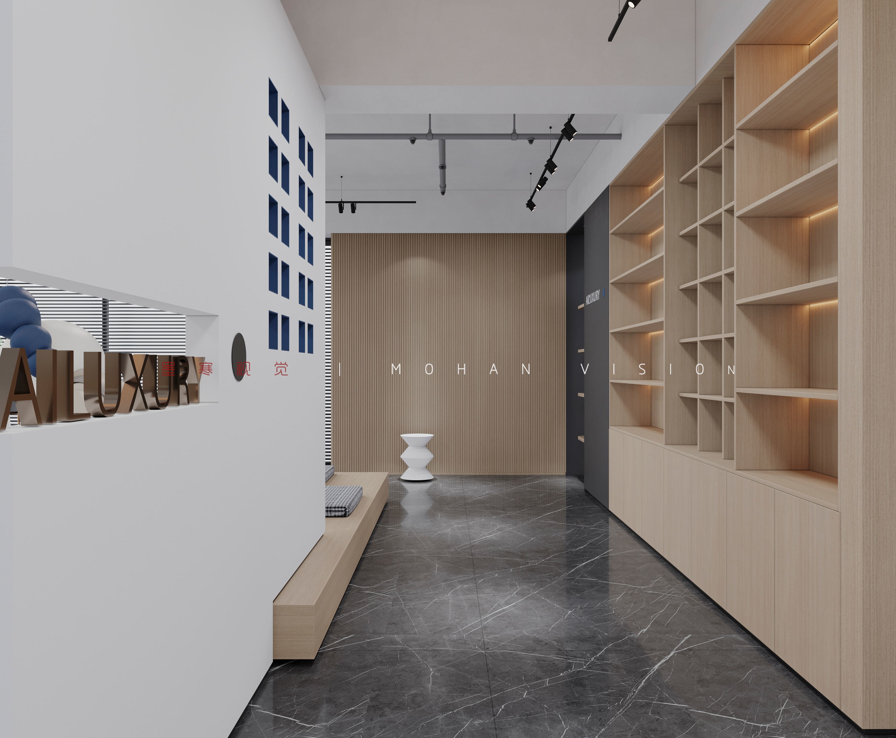 AILUXURY | 墨寒设计 | 极简奢华的空间艺术-9