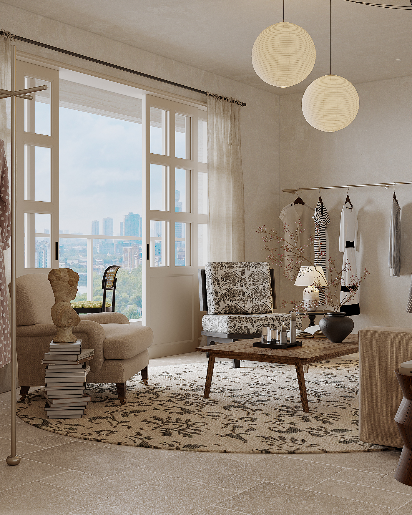 Vike表现新作  轻法式乡村服装工作室丨末舍设计-4