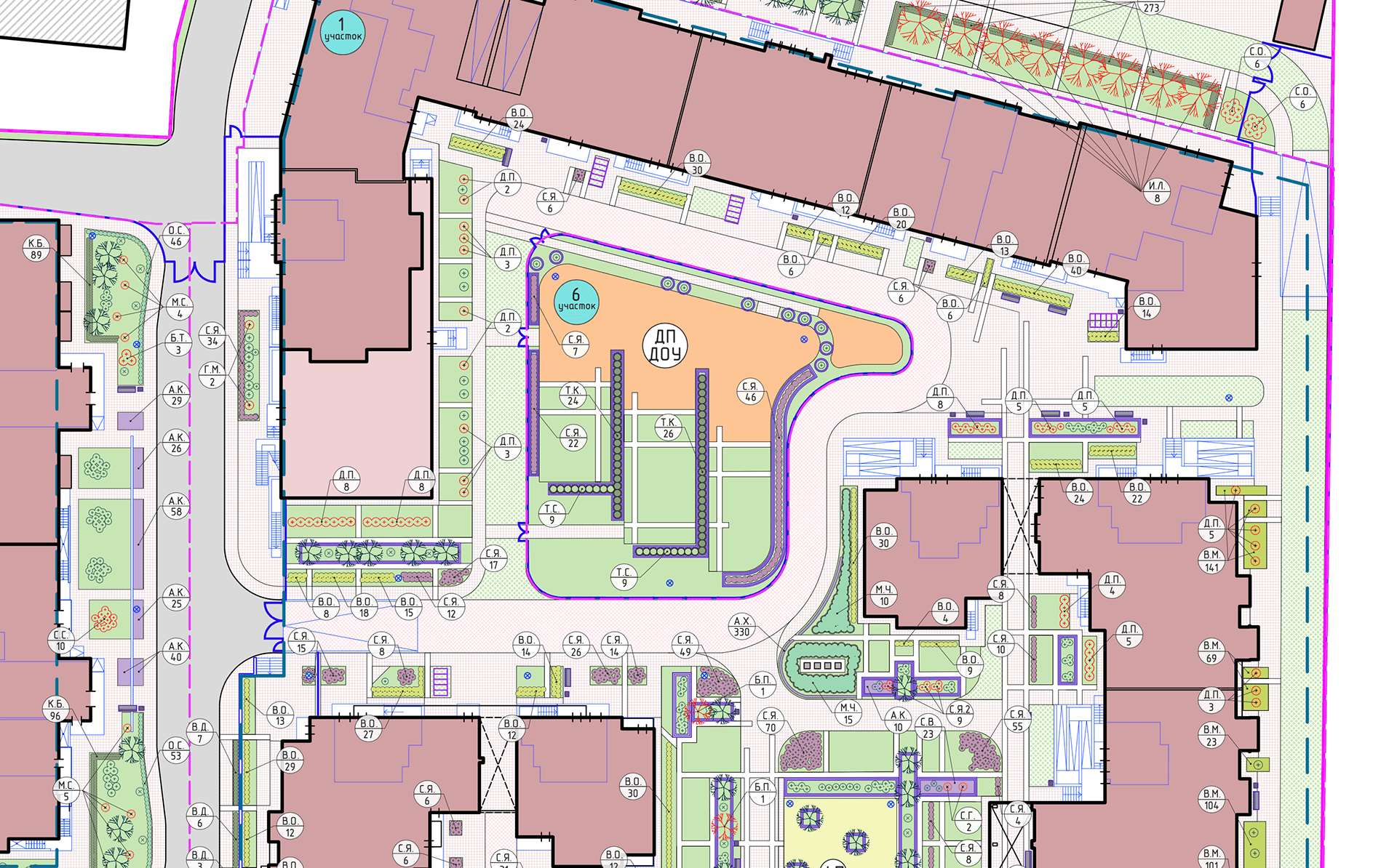 住宅小区绿化项目-2