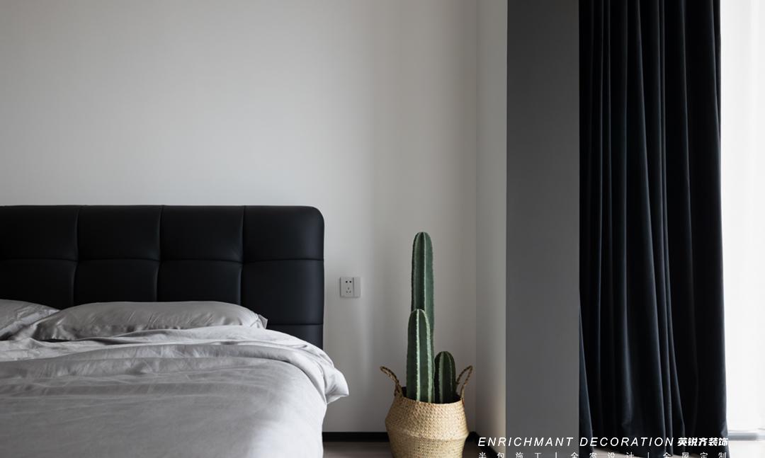 极致黑白 · 简约高级感爆棚的精装房改造丨易越-51
