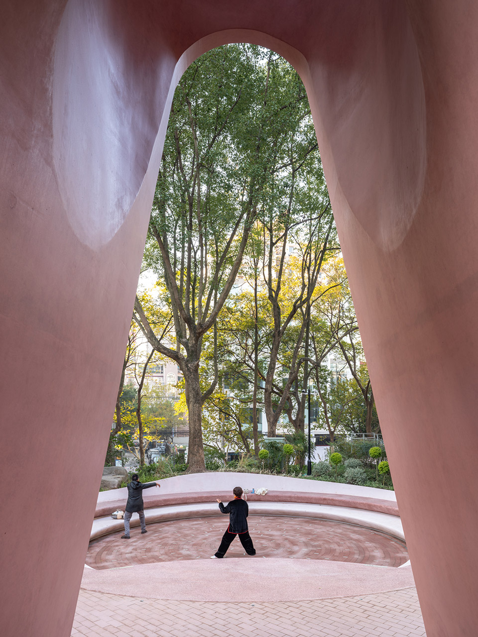 上海华山绿地步行桥（囍桥）丨中国上海丨HCCH合尘建筑-81