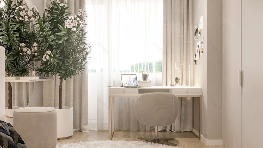 现代简洁的轻奢公寓-51