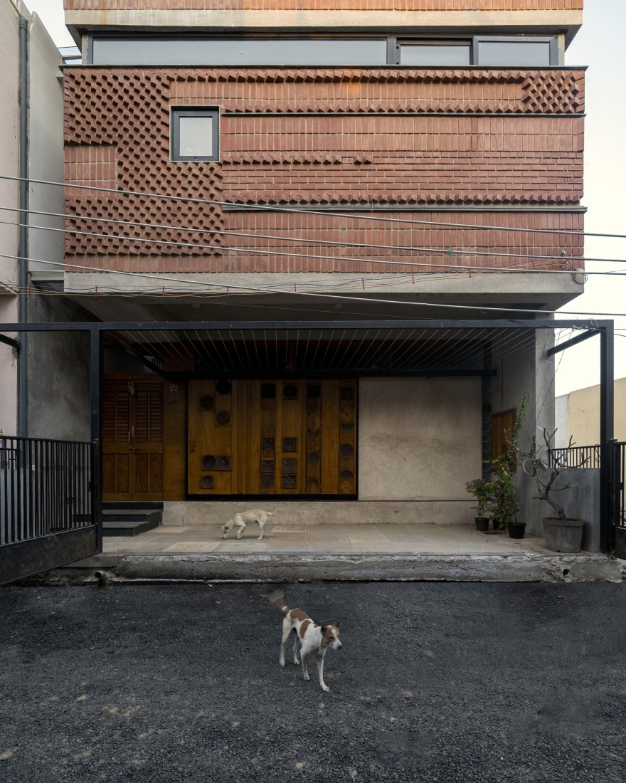 分层领域房屋和工作室丨印度金奈丨Fictional Project-29