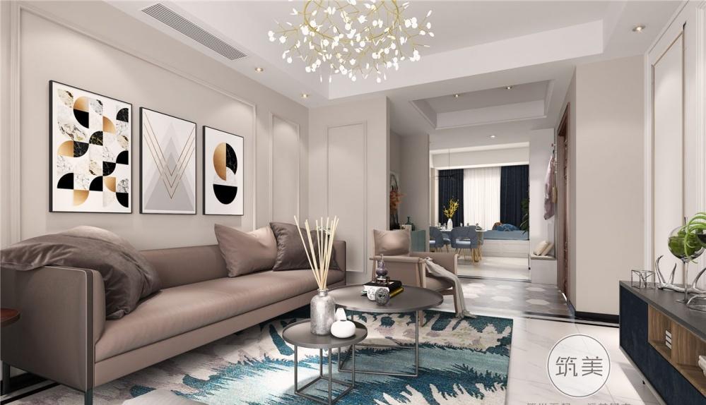 绿城杨柳郡蓝色梦幻家居设计-0