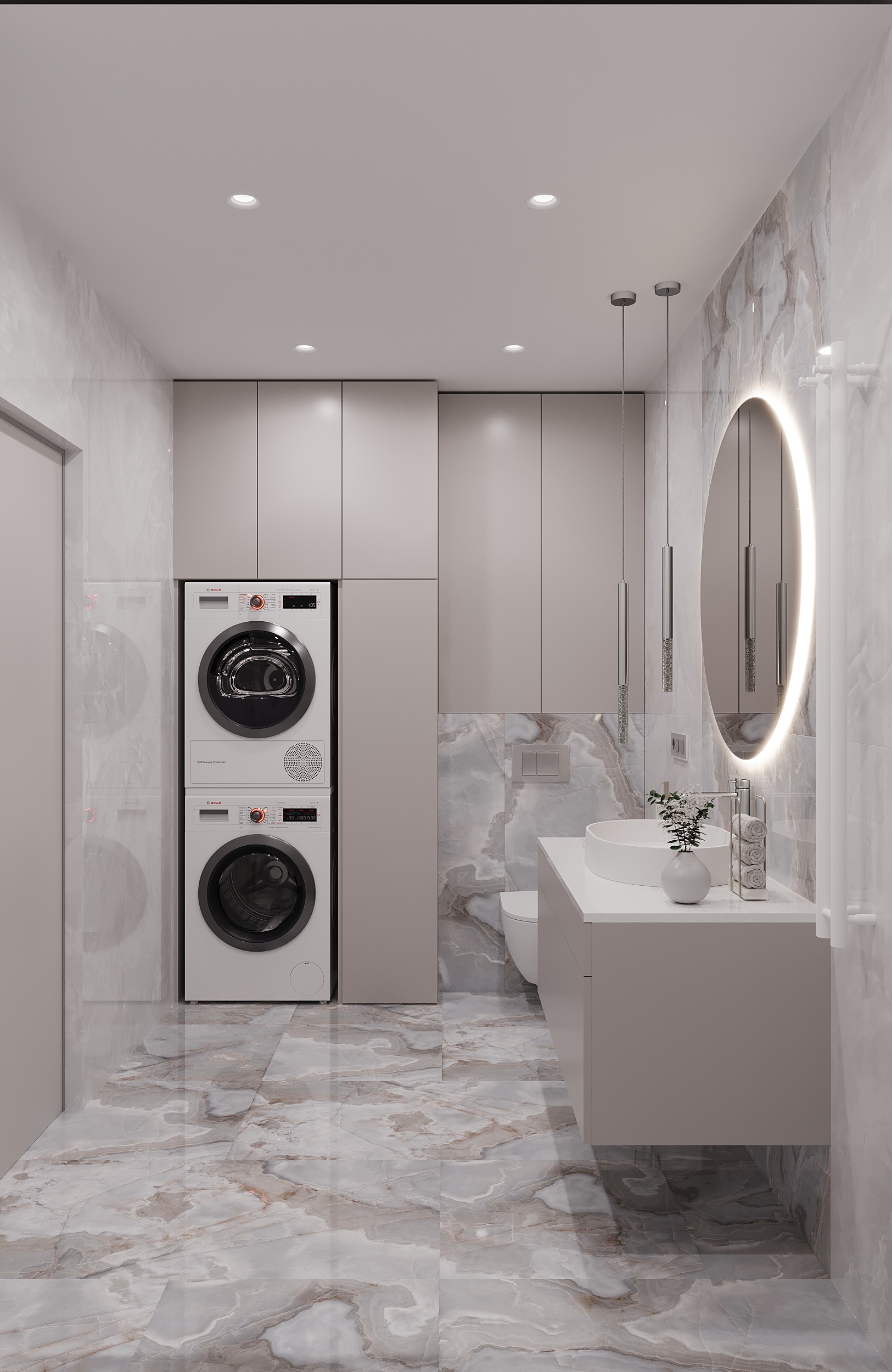 Contemporary 3-Room Apartment | Interior Visualization-16