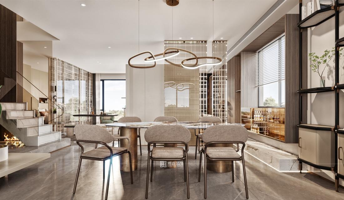 轻奢别墅设计丨广州博睿装饰-16