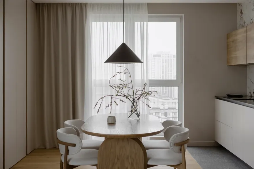 58平米公寓室内极简风设计丨白俄罗斯明斯克丨塔季扬娜·曼采维奇-10
