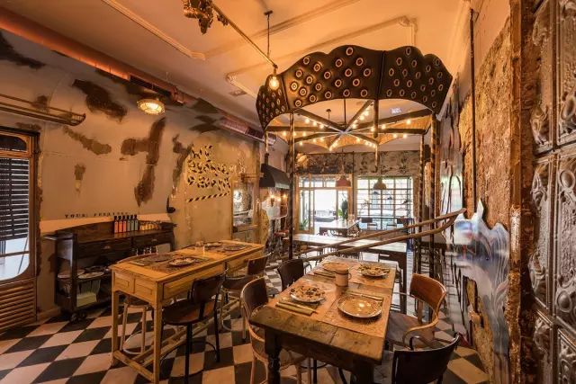 空间设计｜打造复古电影的怀旧感-15