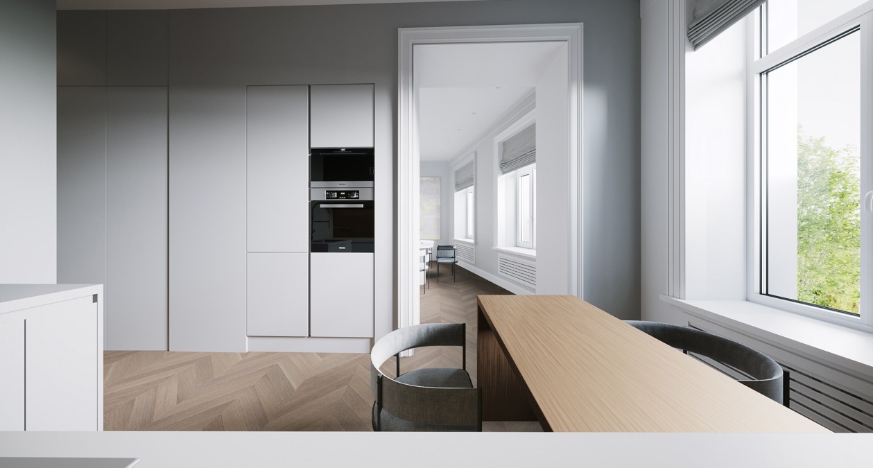 金色+象牙白，明亮舒适的现代感公寓-10