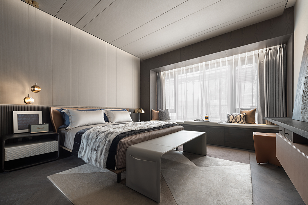 蓝调大平层 · 现代艺术与生活的完美融合丨中国台州丨壹新设计,恩嘉设计-29