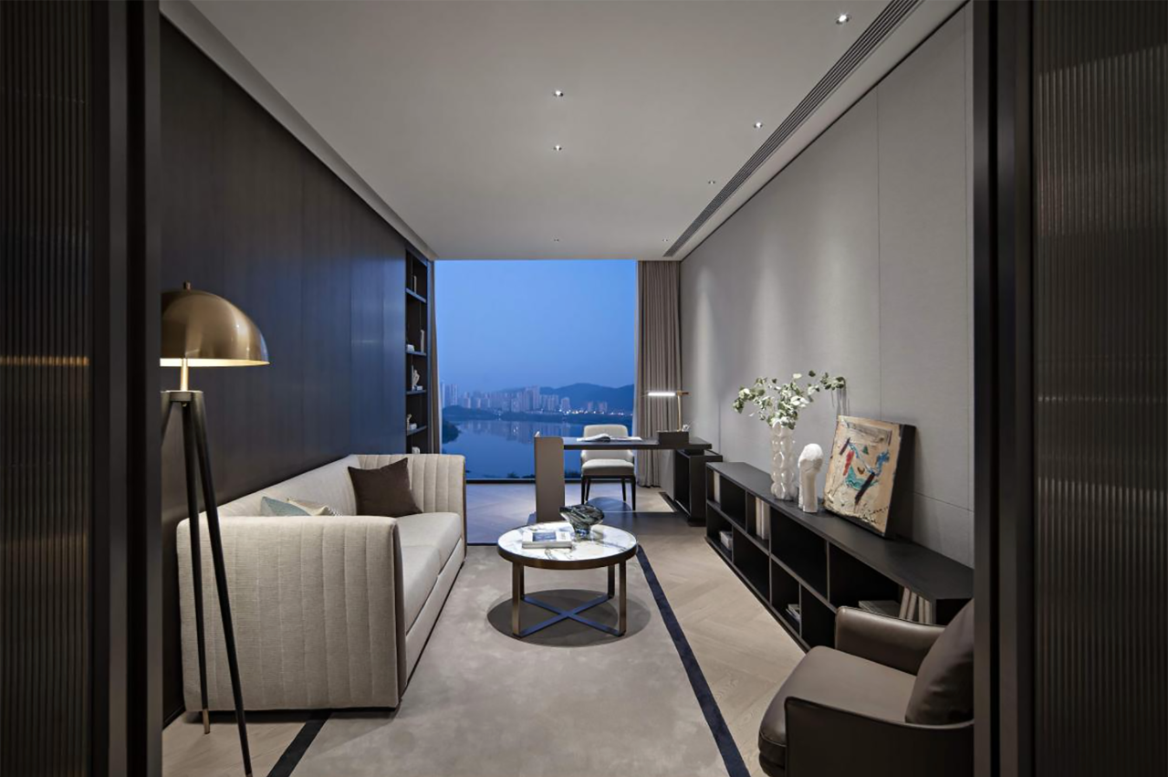 长沙450㎡大平层 | 面朝湖心，春暖花开-43