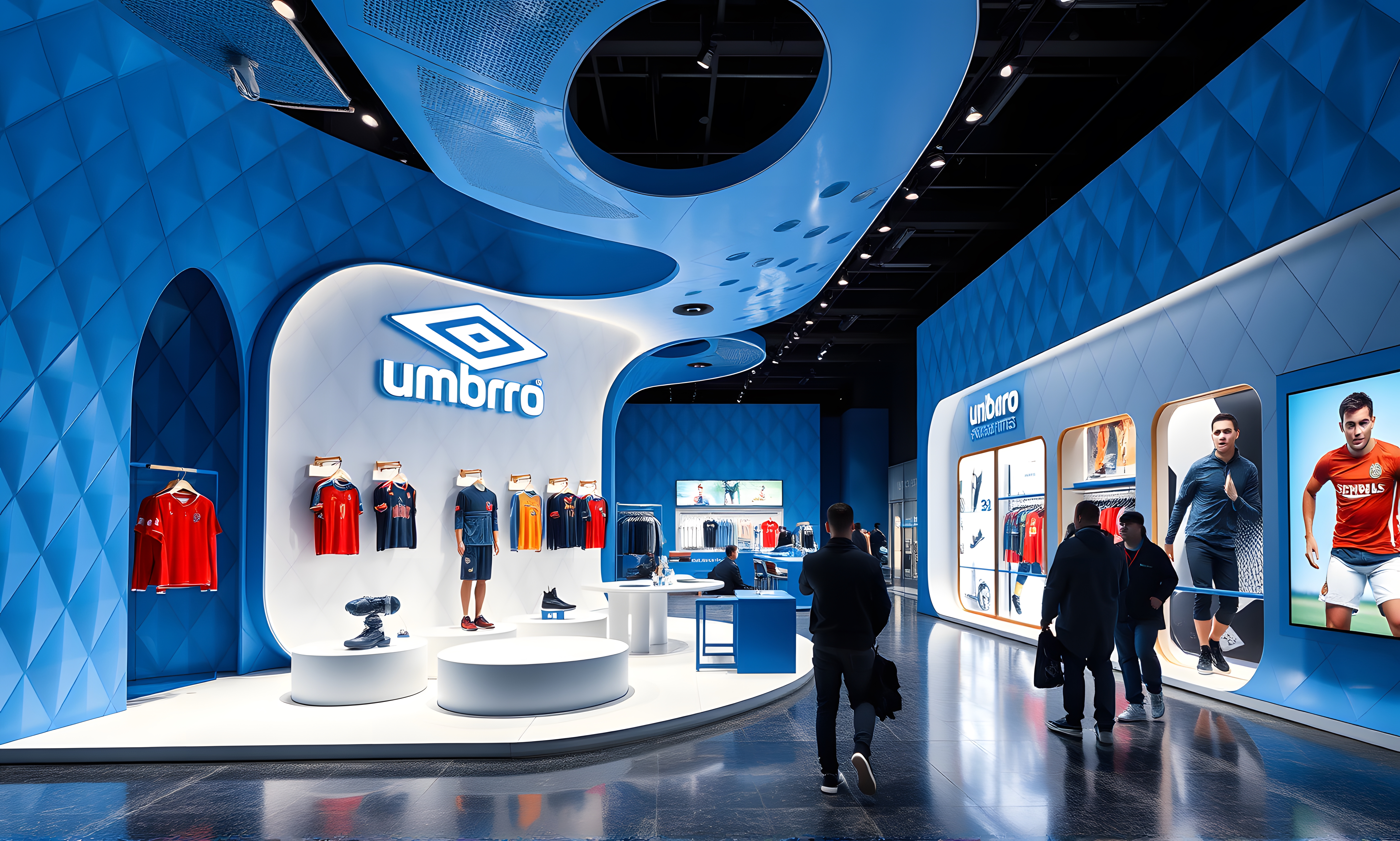 Umbro Exhibition, Store, and Exclusive Shop Design-22