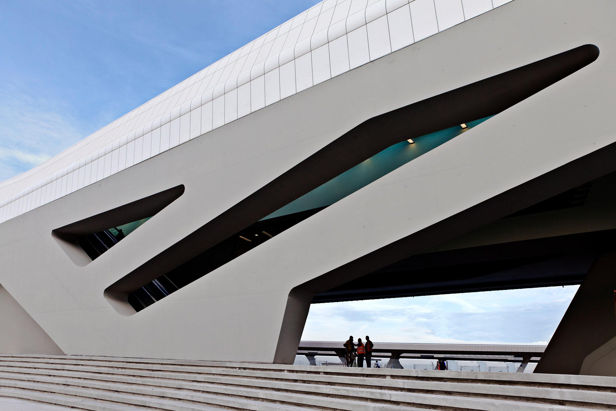 Zaha Hadid Architects builds first phase of high-speed rail station in Naples-18