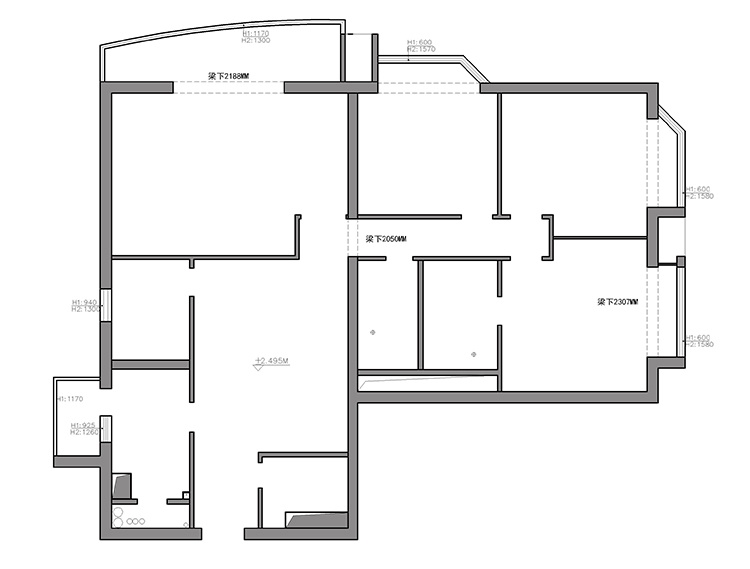 她家竟然有30m的收纳柜，150㎡一家六口同住显大超干净-31