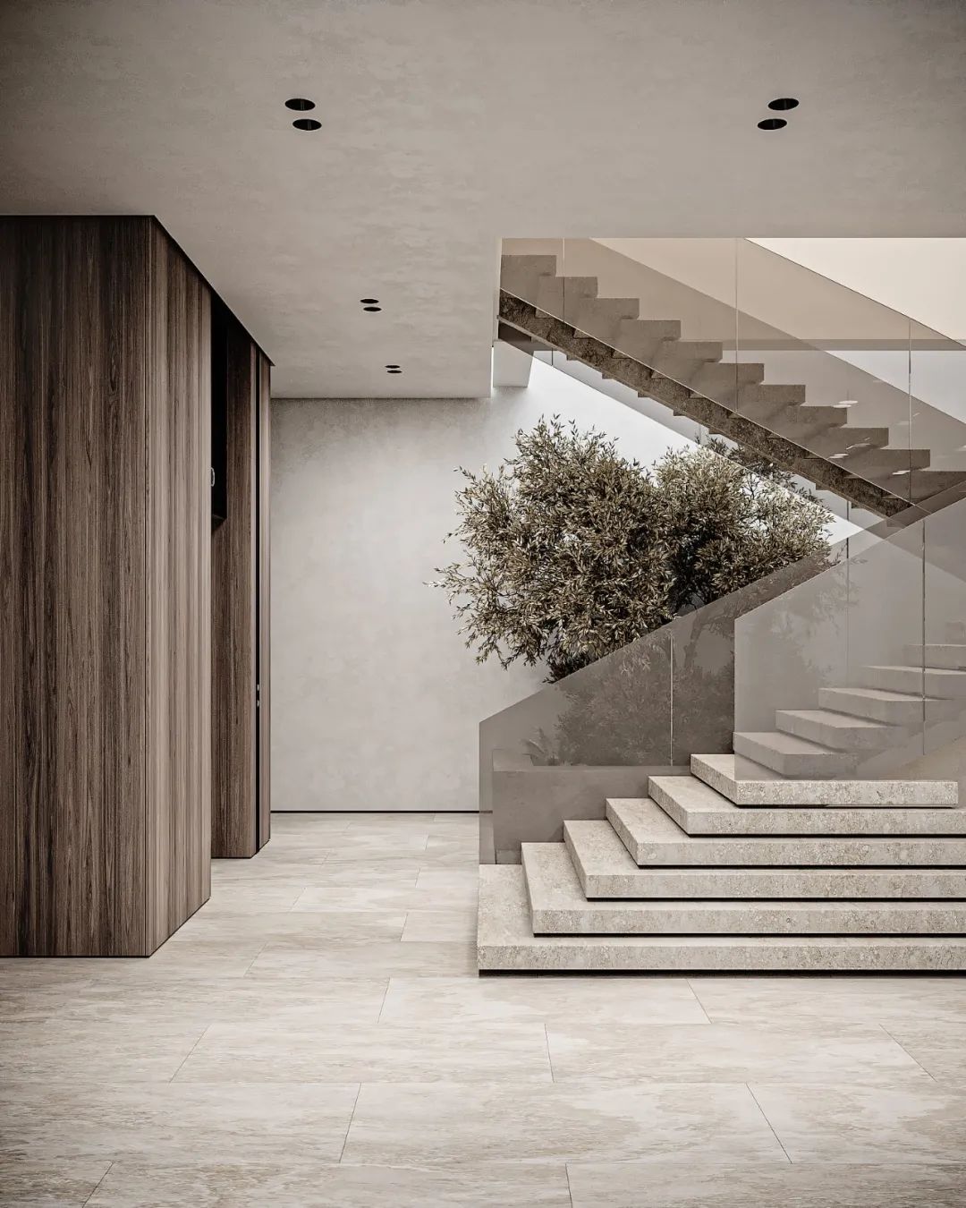 735㎡现代极简别墅设计丨LeQB Architects-2