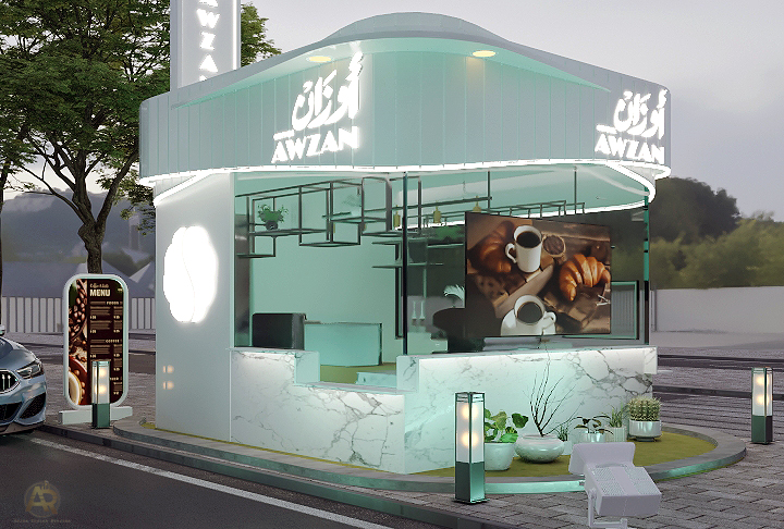 Awzan Drive Thru 咖啡店丨沙特阿拉伯丨Amira Raslan-14