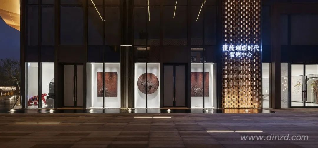 世茂璀璨时代售楼处 | 传统与现代的完美融合-10