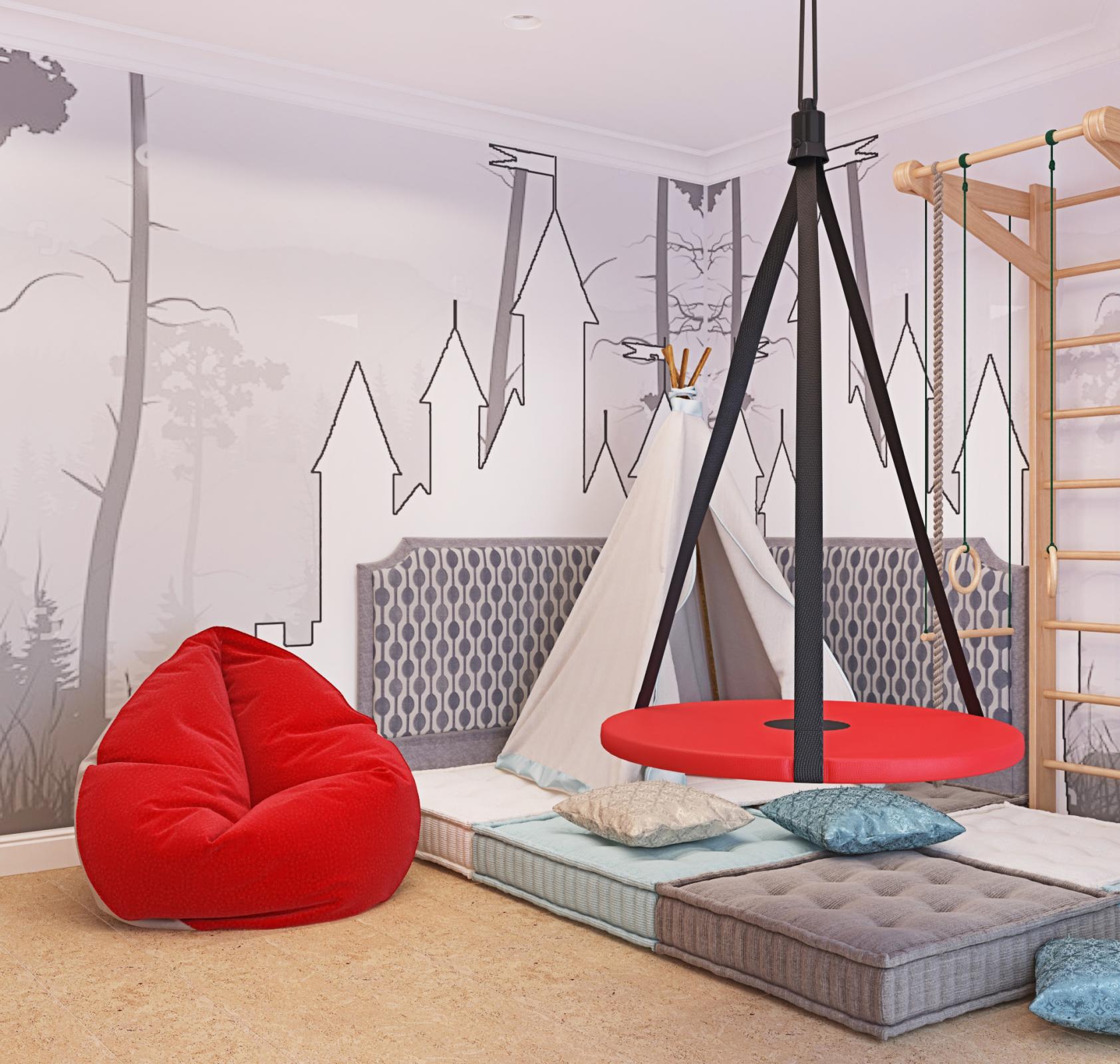 多种方案的游戏室设计丨俄罗斯莫斯科丨dizain  master（Дизайн Мастер）-33