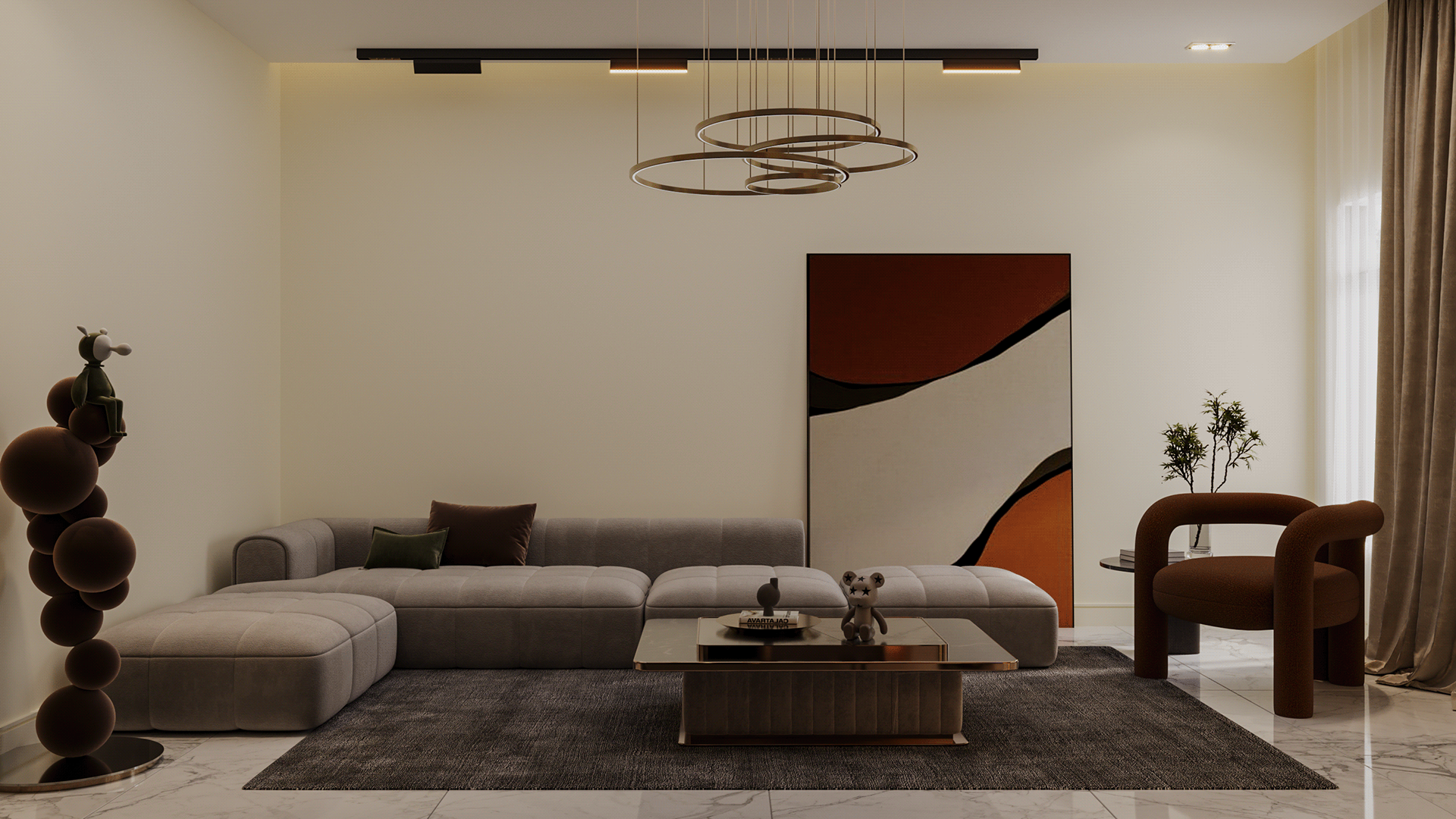 Hall KSA 别墅设计丨Palace consturcution-11