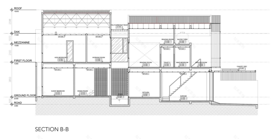 印尼 Sunter 区度假风格住宅,融入当地特色-32