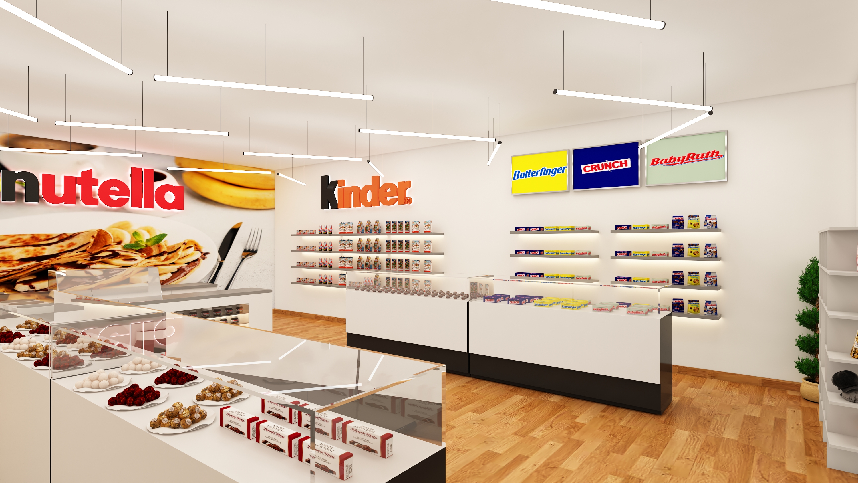 Retail Shop Design with Walkthrough | NUTELLA-2