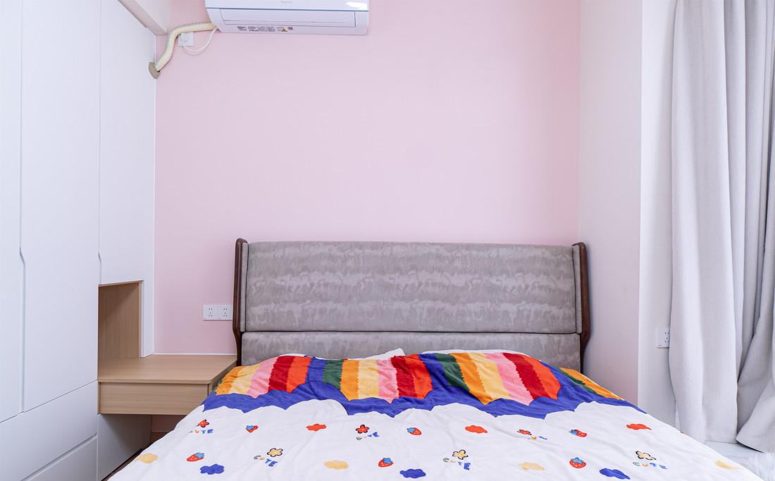 94㎡现代原木风三居室设计-32