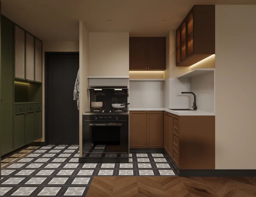 深圳如愿空间设计丨罗湖·东海富汇豪庭62㎡，水墨画般的海派浪漫-9