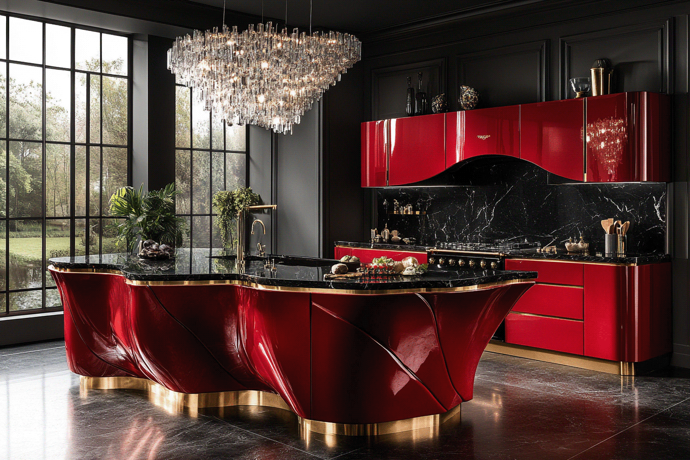 Extraordinary Bespoke Kitchen Islands by AICI-69