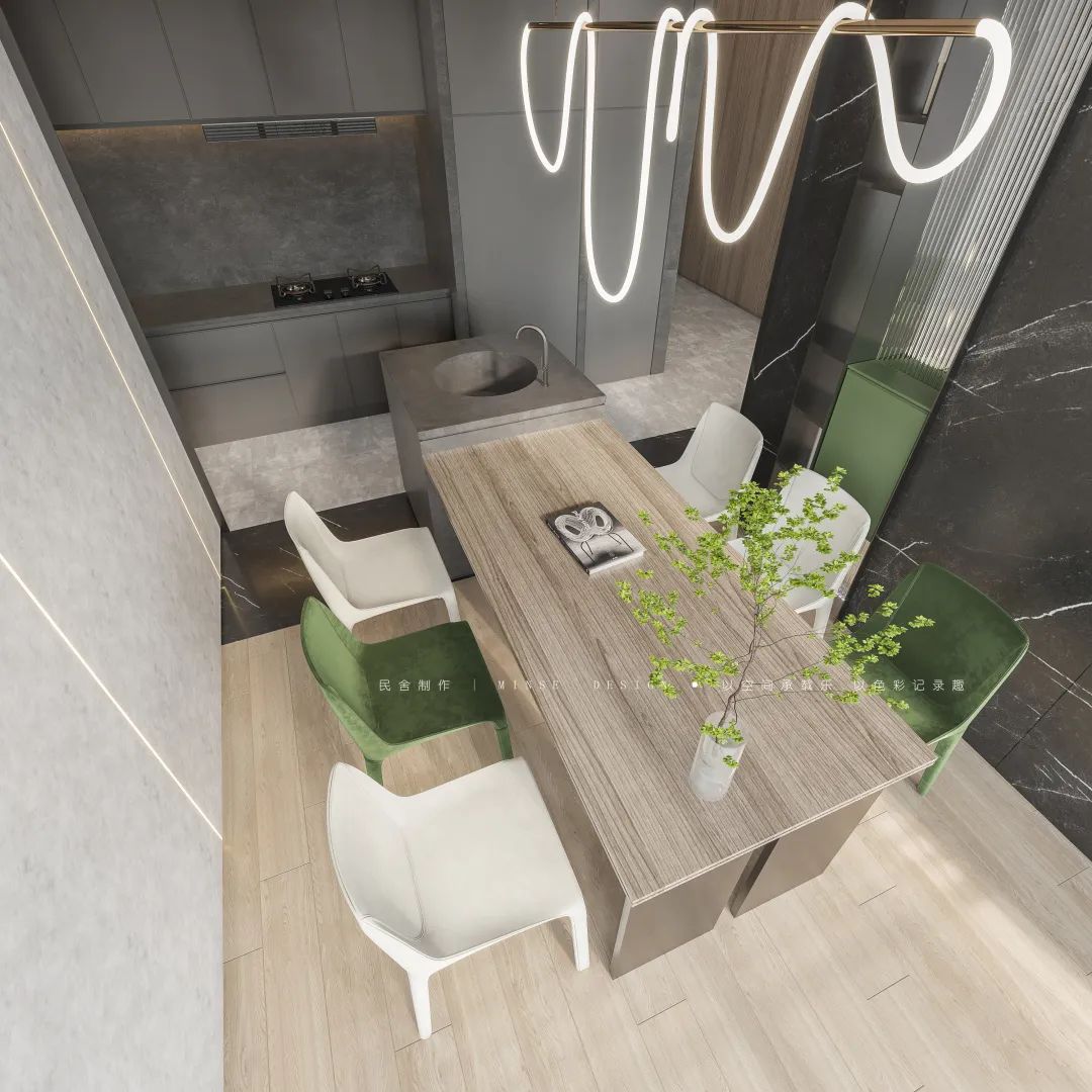 广州·椿舍空间设计,简约线条勾勒春意生活-39