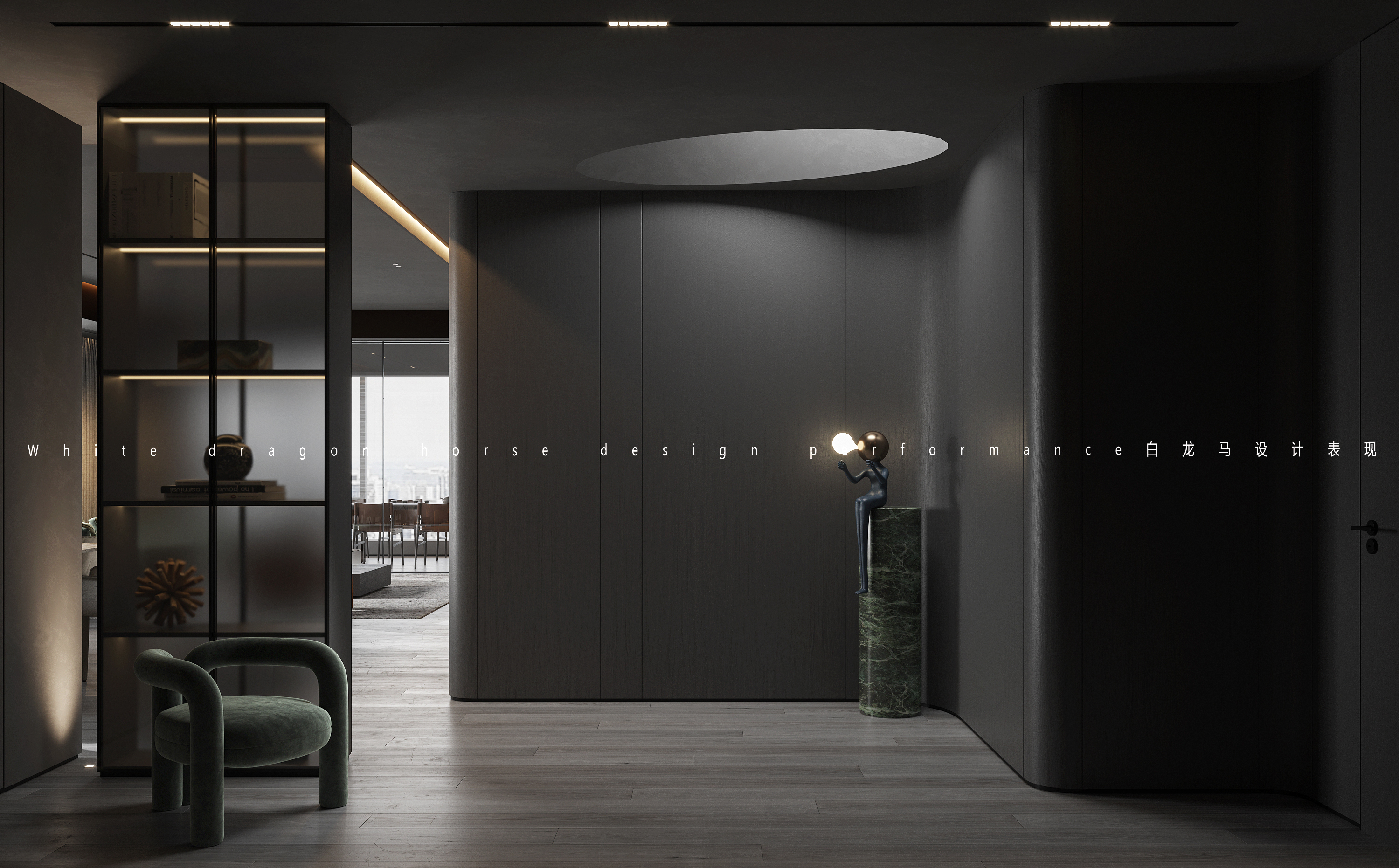 现代轻奢——白龙马效果图-2