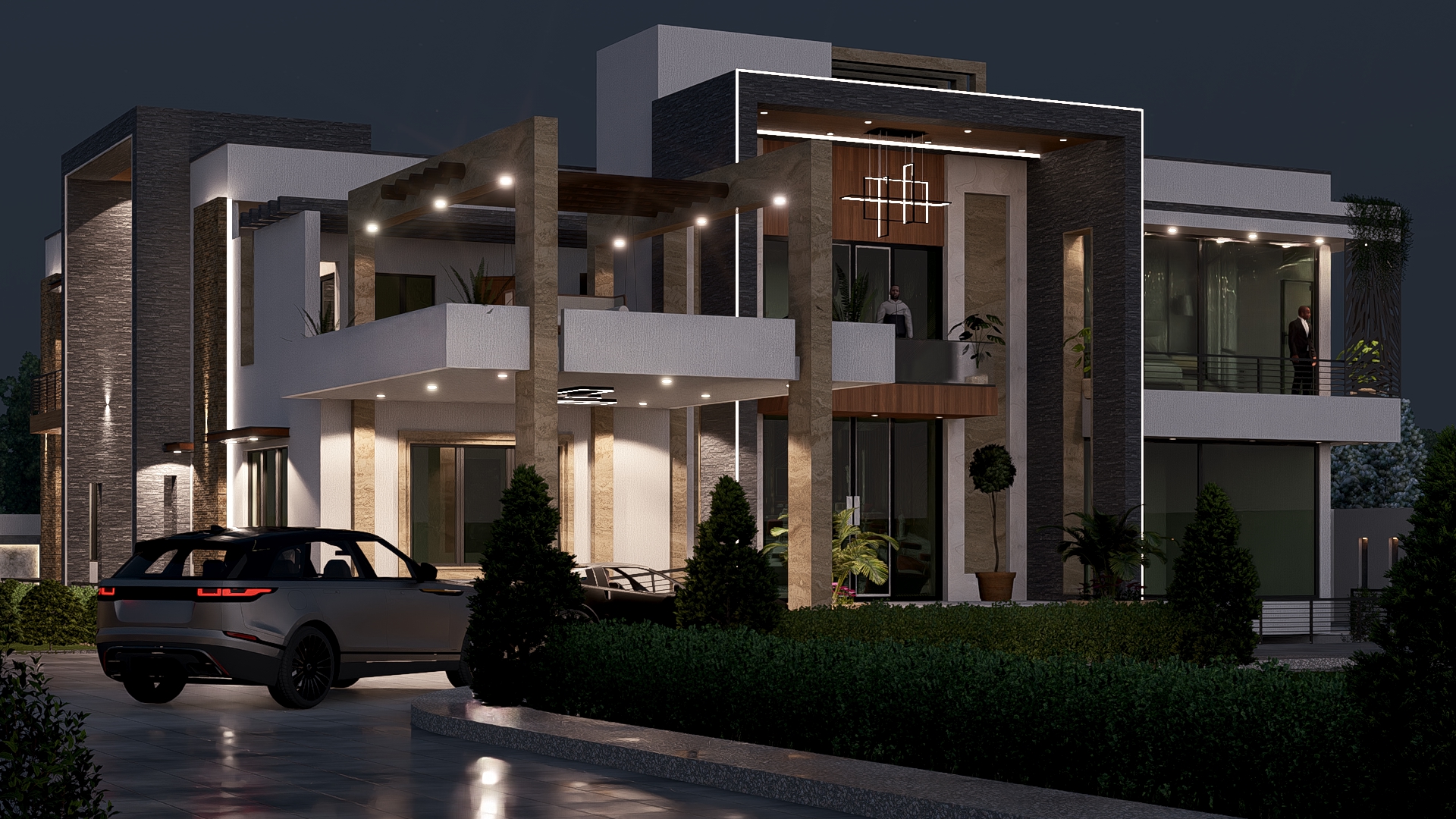 线性优雅：伊斯兰堡的一座别墅丨巴基斯坦伊斯兰堡丨Afkar Associates-1