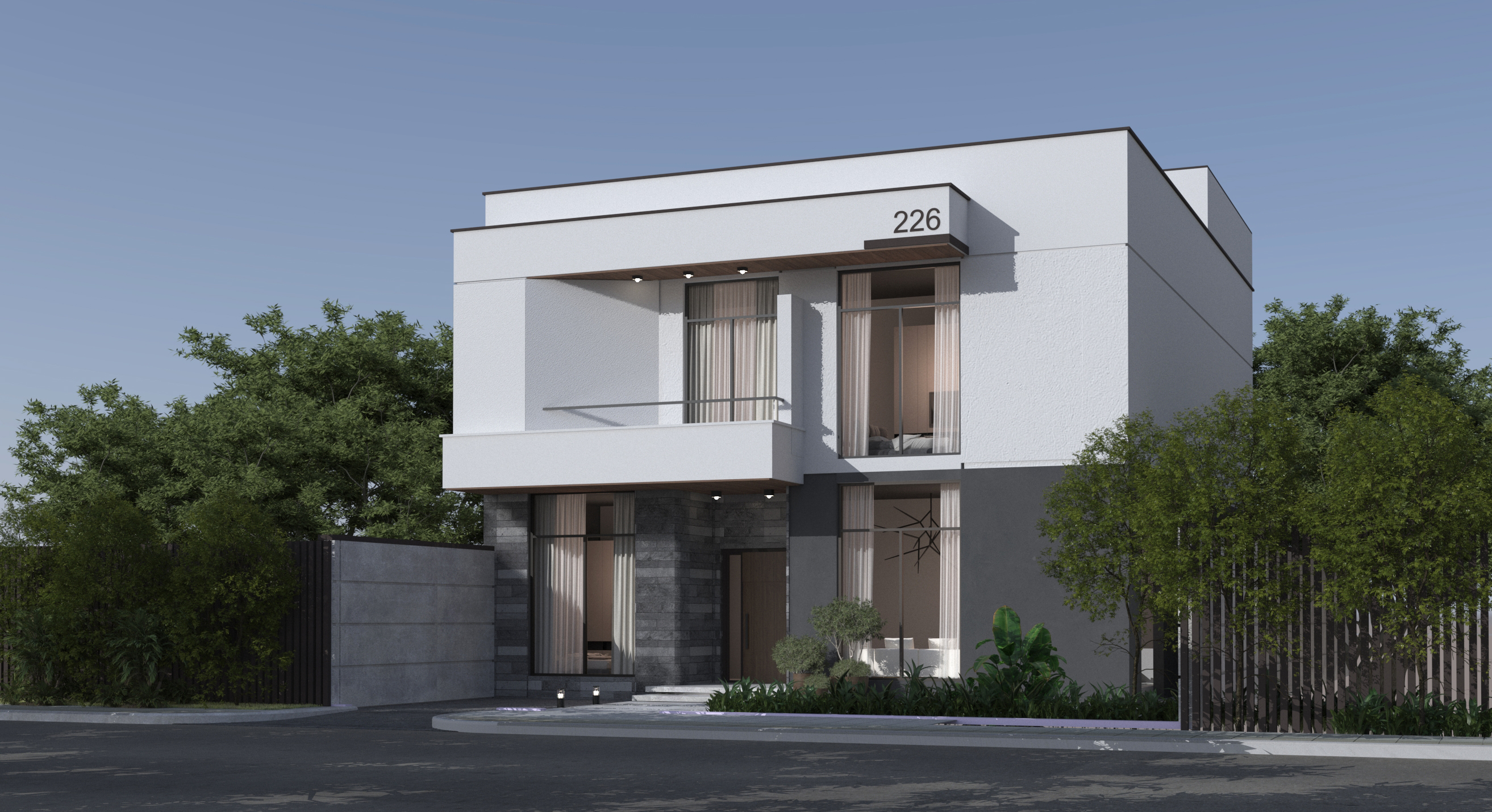 VILLA MR TAWFEEK IN JEDDAH CITY -ARCHITECTURE FACADE-2