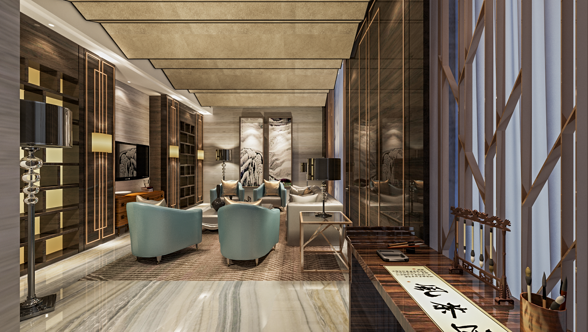 首开半开售楼中心丨中国杭州-1