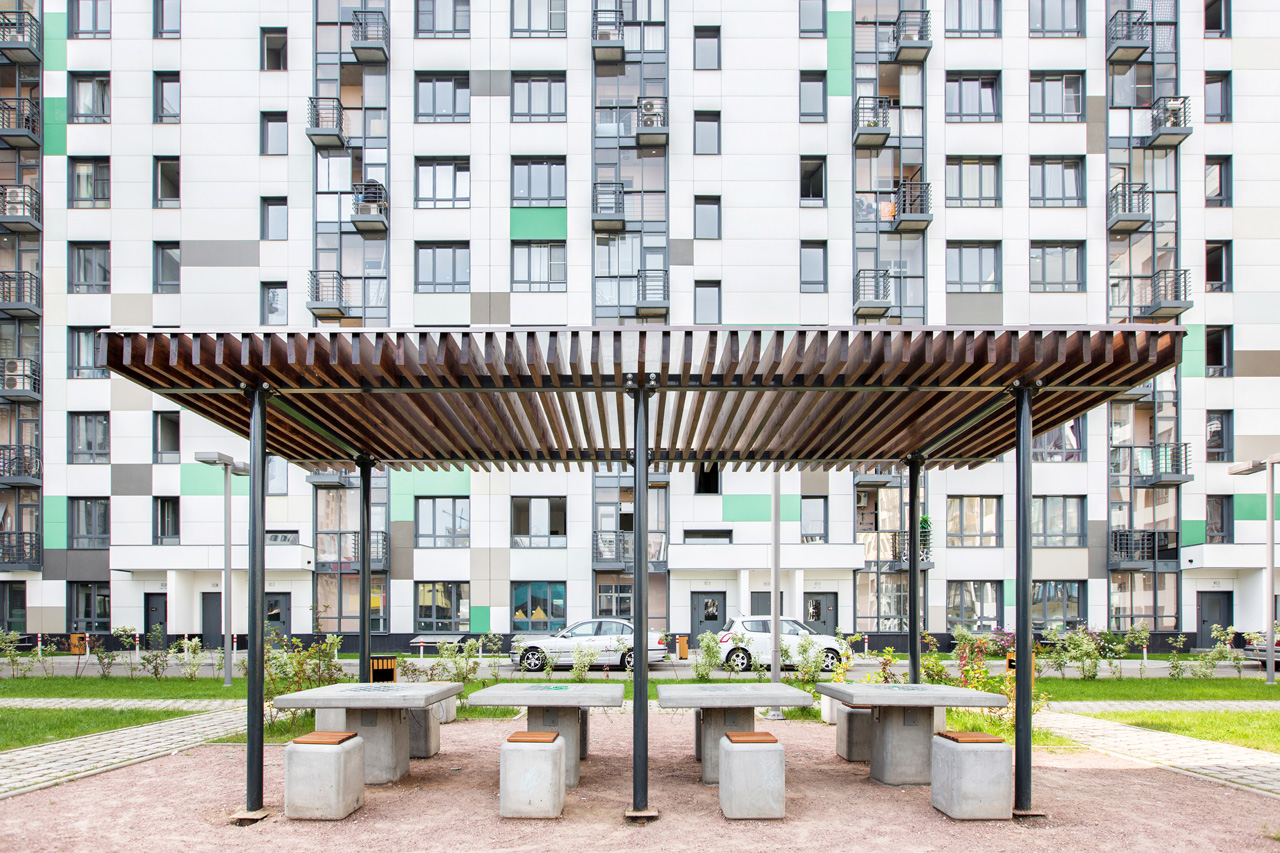 “Новомолоково” 第二阶段舒适级住宅综合体景观设计丨俄罗斯莫斯科丨Megabudka 建筑事务所-84