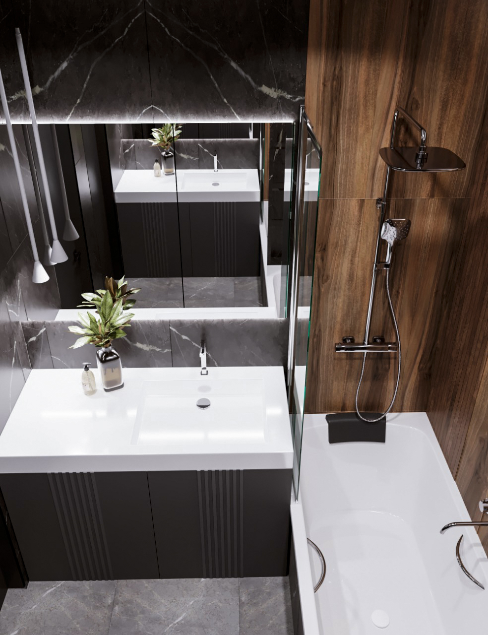 Ванная комната в ЖК Пифагор г.Новосибирск-2