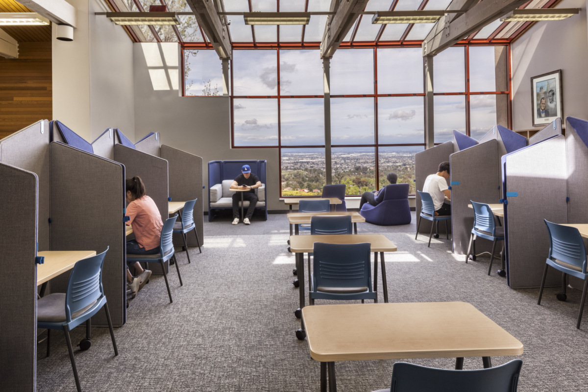 HED 打造的 Chadwick School 图书馆-7