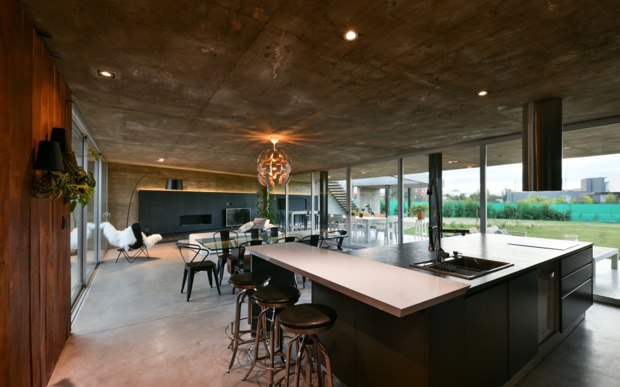 阿根廷科尔多瓦阳光住宅,融入自然的现代设计-63