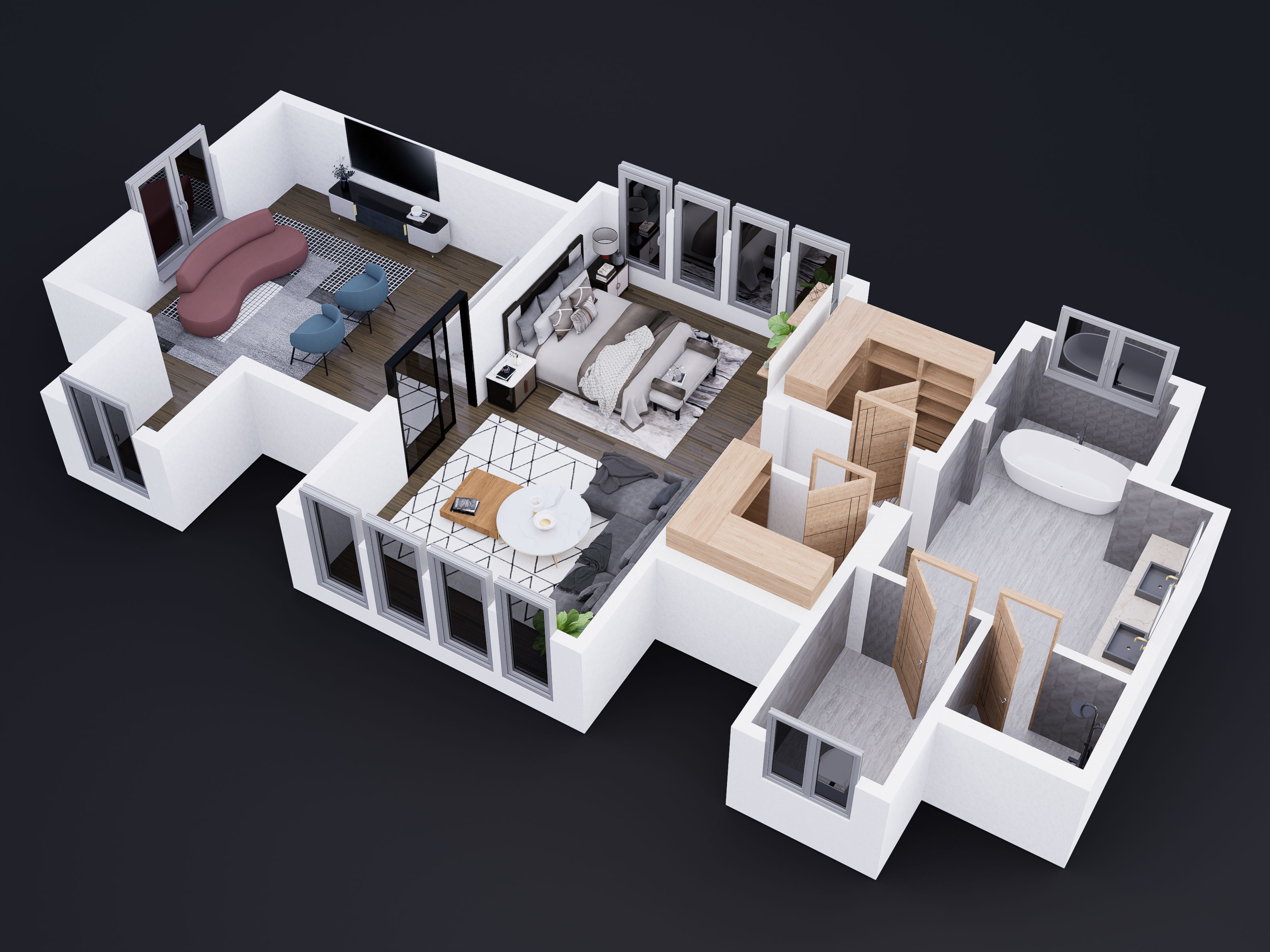 House 3D floor plan-2