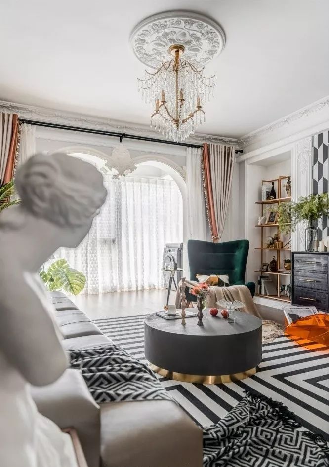 124㎡水瓶座潮流混搭家居，演绎现代法式浪漫生活-48