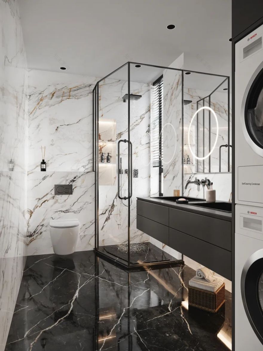 中海·曲江大城极简复式住宅丨中国西安丨西安锐格惟辰装饰工程有限公司-16