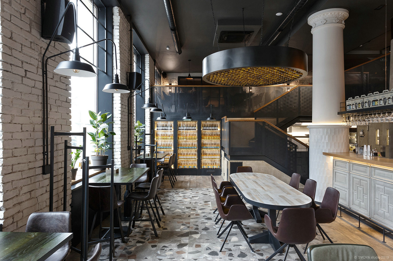 斯大林帝国建筑中的创新啤酒餐厅设计-11